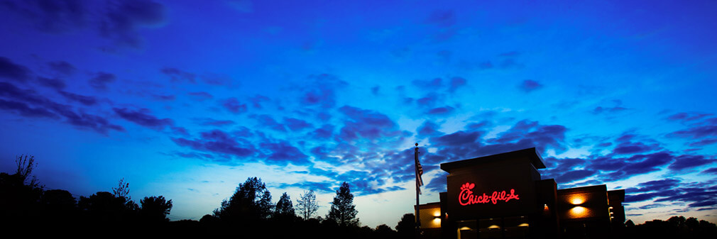 Chick-fil-A nightscape